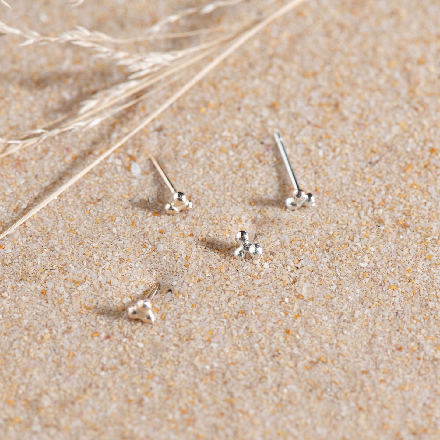 Handmade Tiny Orb Studs