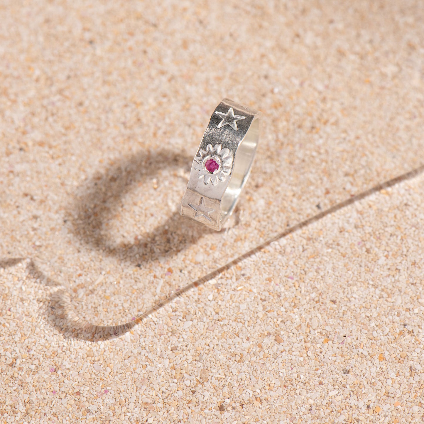 Handmade Crystal Star Ring