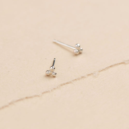 Handmade Tiny Orb Studs