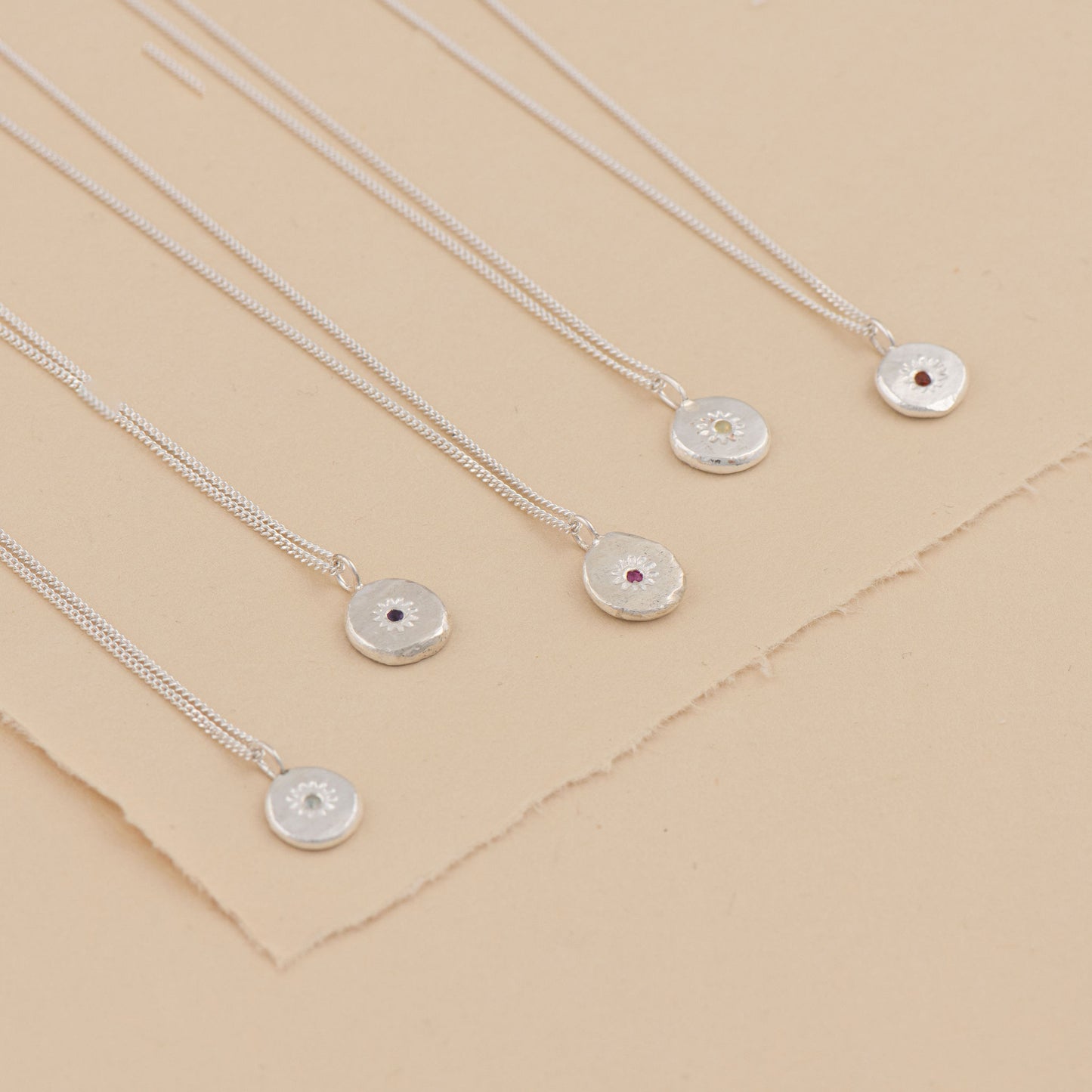 Handmade Crystal Sun necklace